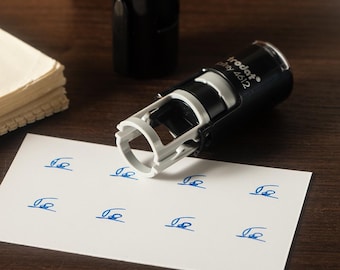 Custom Personalized Signature Stamp, Custom Mini Logo Stamp, Custom Loyalty Card Stamp, Custom Mini Stamp, Custom Self Inking Stamp