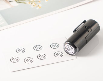 Custom Pre-Inked Loyalty Card Stamp, Custom Self Inking Stamp, Mini Loyalty Card Stamp, Custom Logo Stamp,  Custom Coffee Card Stamp