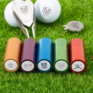 Sello de bola personalizado, regalo de golf personalizado, juego de sellos de golf personalizados, sello de pelota de golf personalizado, clips de sombrero personalizados, herramienta de división de golf