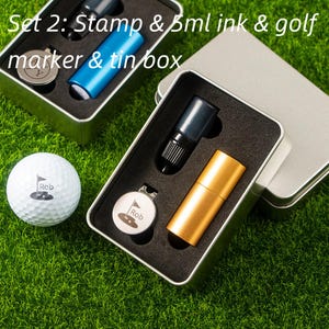 Conjunto de bolas de golfe personalizado, carimbo de bola de golfe personalizado, carimbo de bola de golfe personalizado, carimbo de bola de golfe, carimbo de golfe personalizado, acessórios de golfe personalizados