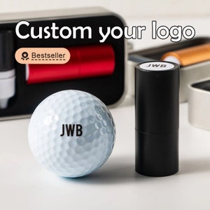 Benutzerdefinierte Golfball Stempel, personalisierter Ball Stempel, Monogramm Golfball Stempel, benutzerdefinierter Edelstahlstempel, Tintenballstempel, Geschenk für Vater & Ehemann