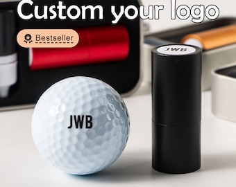 Custom Golf Ball Stamp, Personalized Ball Stamp, Monogram Golf Ball Stamp, Custom Stainless Stamp, Ink Ball Stamp, Gift For Dad & Husband