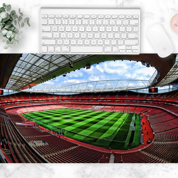 Arsenal Gifts Large Gaming Mousepad Football Stadium Birthday Gift For Him Men Boys Kids Deskpad Desk Accessories Mouse Pad Office Decor