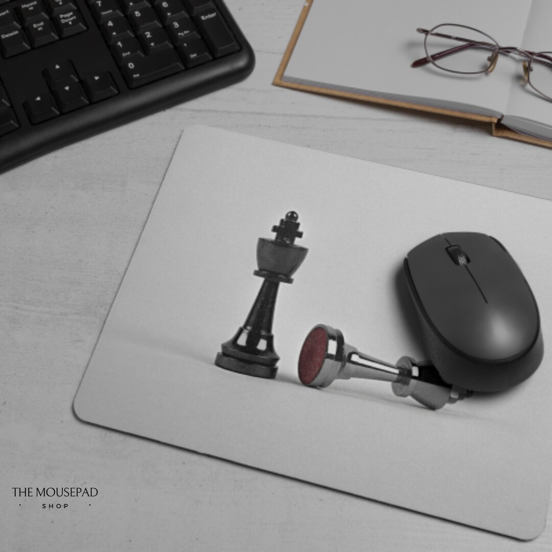 Chess Mouse Pad Chess Pieces Custom Mouse Mat Chess Board Etsy