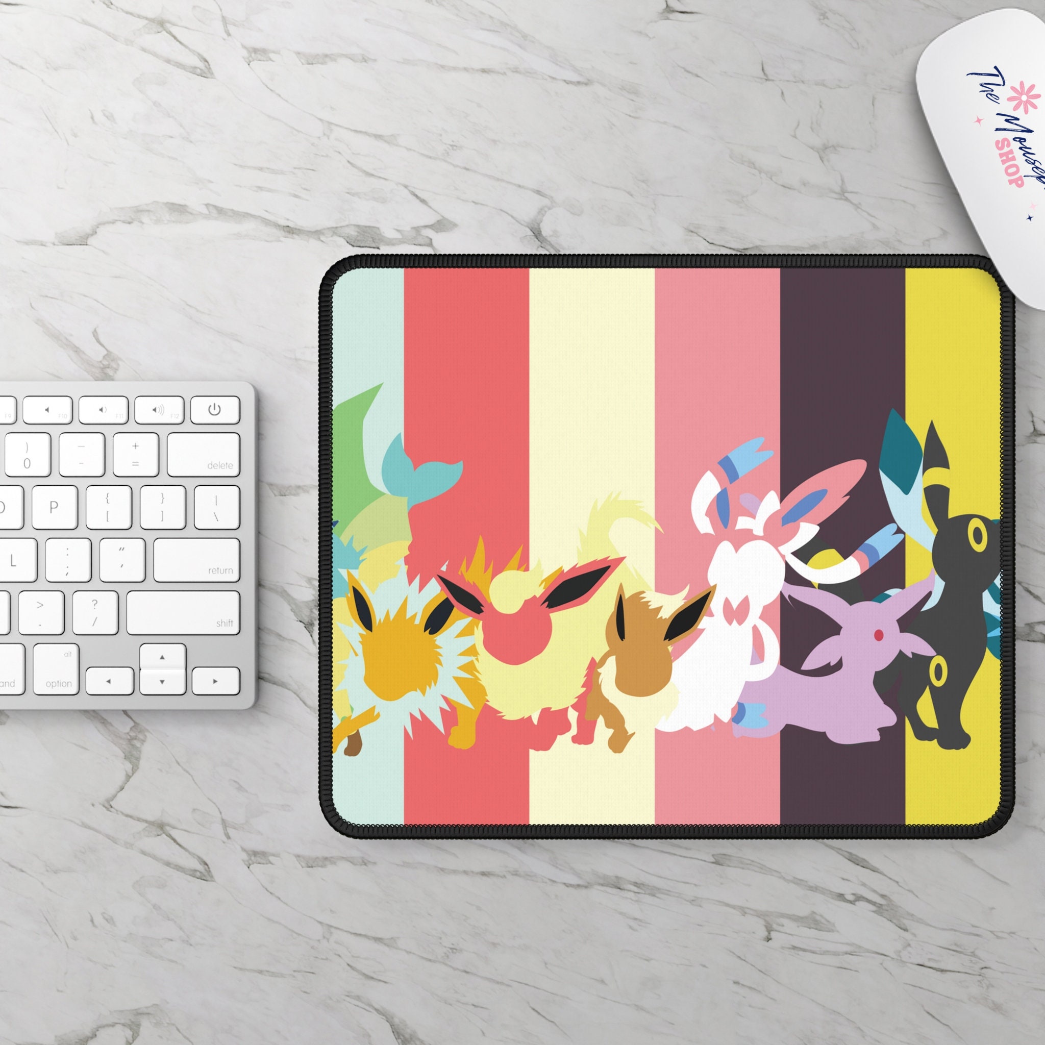 Eevee Evolutions Desk Mat Pokemon Art Anime Mouse Pad Japanese - Etsy ...