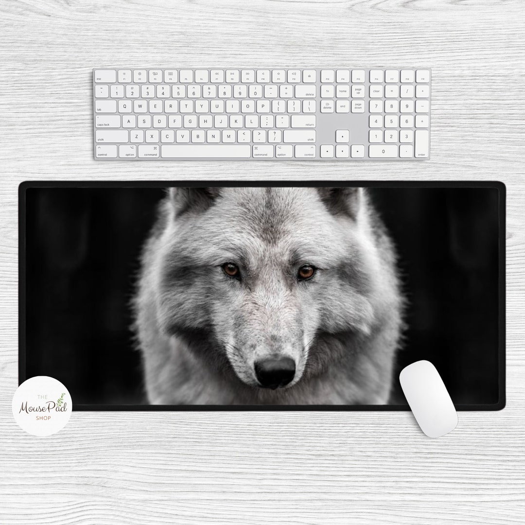 Wolf Mouse Pad Wildlife Animal Gifts Him Her Men Women Kids Etsy
