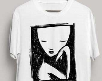 Camiseta unisex “Calma” Arte de Fitar
