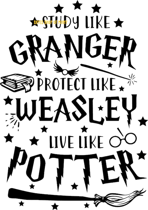 Download Study Like Granger Svg Digital Download Only Etsy