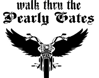 Motorcycle Angel Svg | Etsy