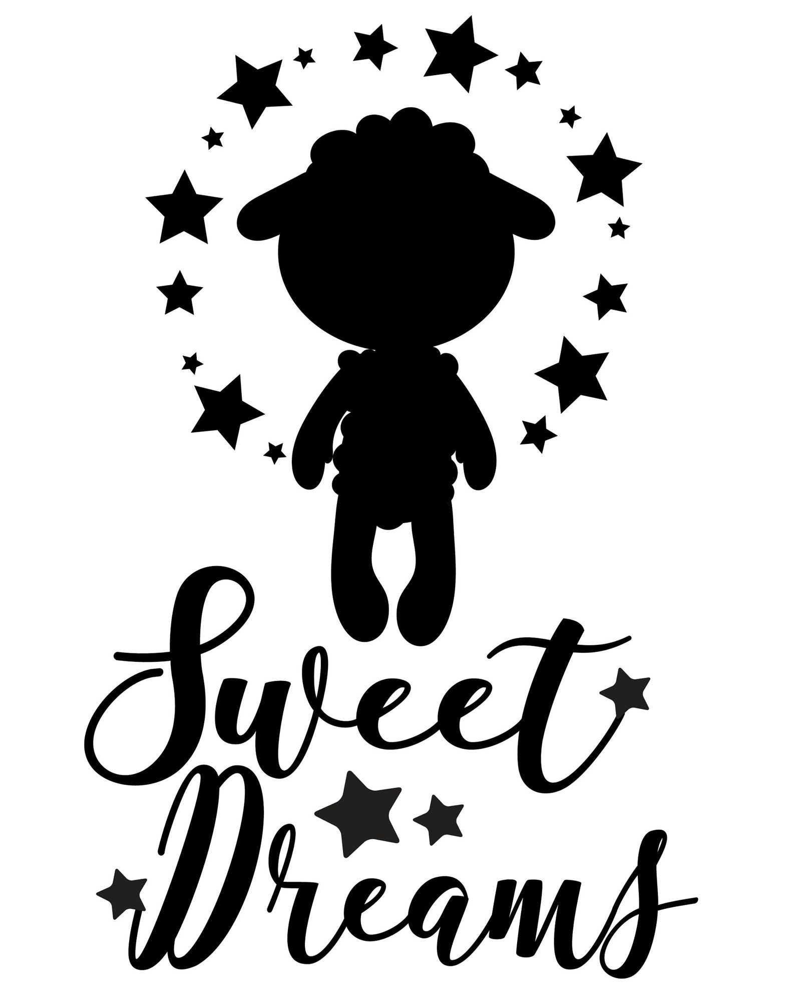 Sweet Dreams Baby SVG DIGITAL DOWNLOAD | Etsy