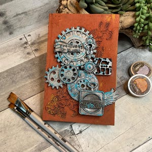 Handmade Altered Book, Journal, Sketchbook or Mixed Media Junk Journal