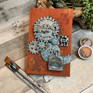 Handmade Altered Book, Journal, Sketchbook or Mixed Media Junk Journal