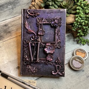 Handmade Altered Book Journal Sketchbook: Mixed Media Junk Journal SMALL
