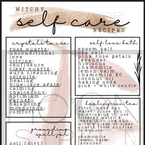 Self Care Ritual PDF Print