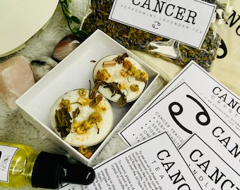 Cancer Zodiac Gift Set | Spa Ritual | Manifestation Kit