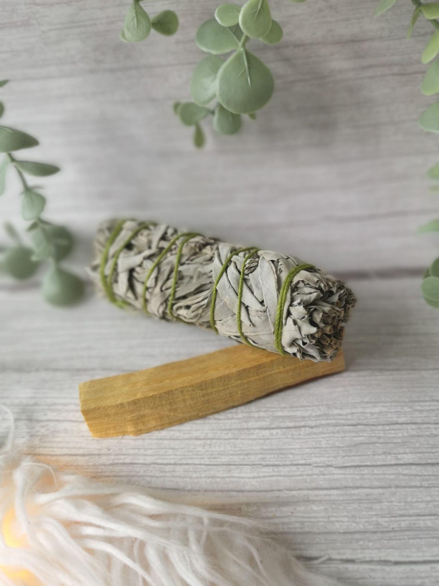 Kit de Purification Sauge Blanche et Palo Santo