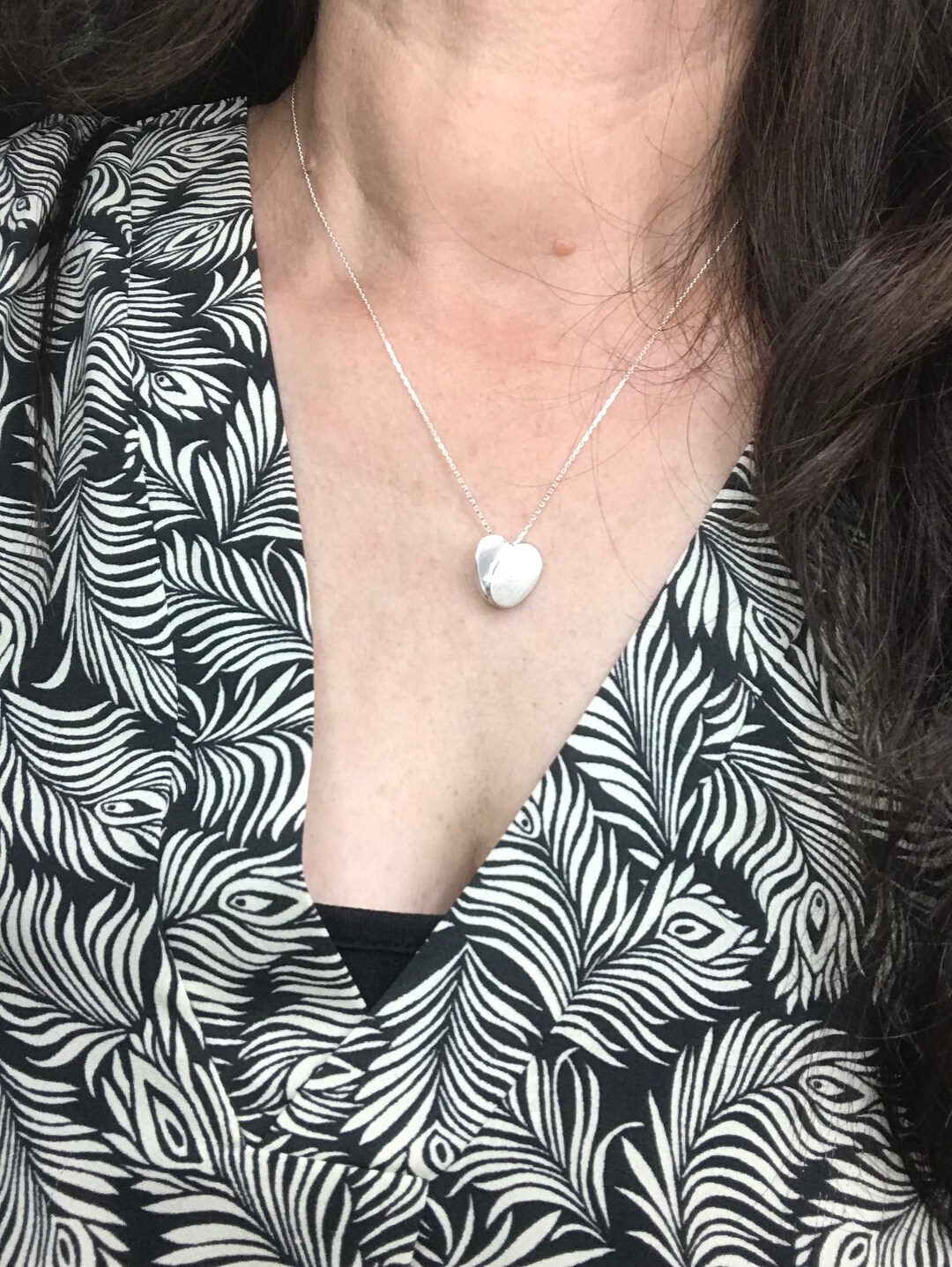 Sterling Silver Double Pebble Pendant Necklace, Handmade Minimalist ...