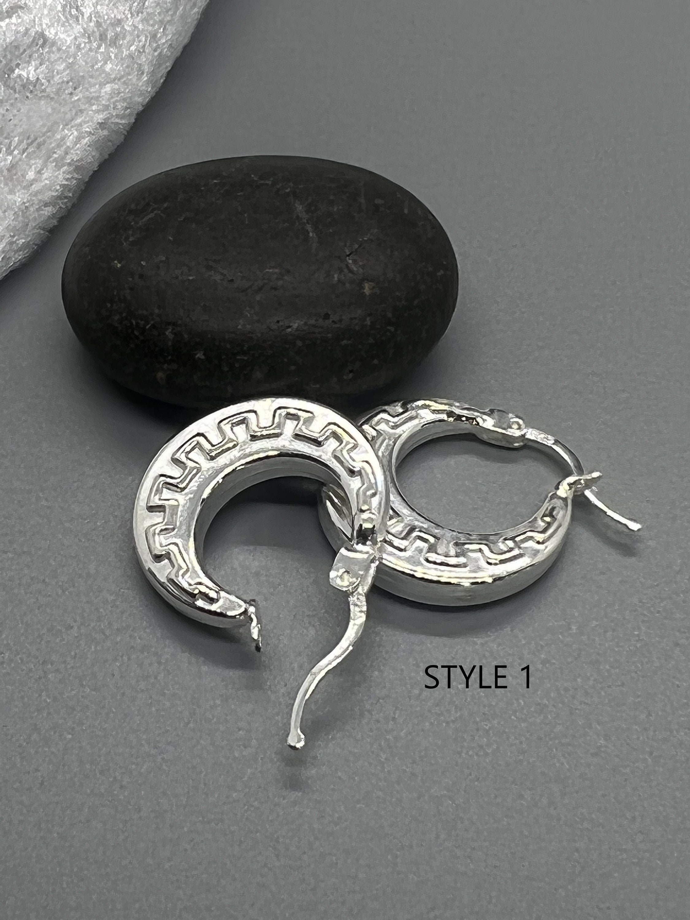 Orecchini Pendenti In Argento Sterling Ovale Opale Blu Chiave - Foto 12