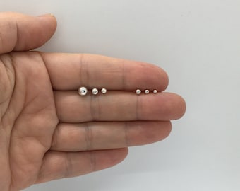 Orecchini A Sfera In Argento Sterling 925 Con Perla Sintetica 4 Mm - Gioielli Ipoallergenici, Pelle Sensibile, Con Chiusura A Pressione, Regalo In Scatola Portagioie Premium - 2