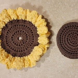 Sunflower Coaster Set