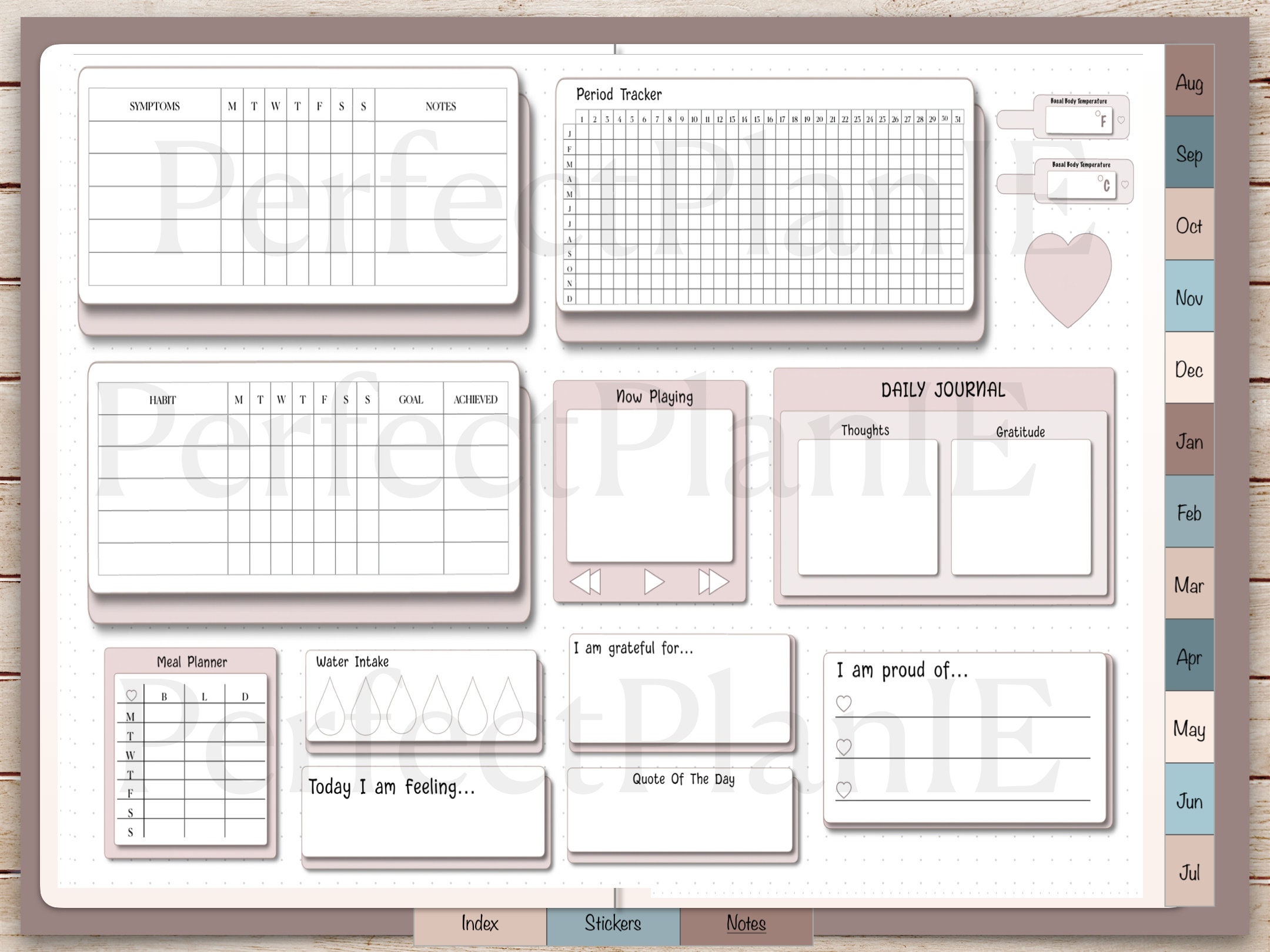 Goodnotes Widgets, Digital Stickers Goodnotes, Digital Planner Widgets