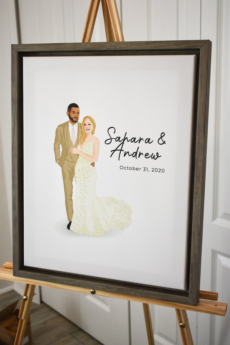 Wedding Guest Book Alternative Canvas Guest Book Etsy