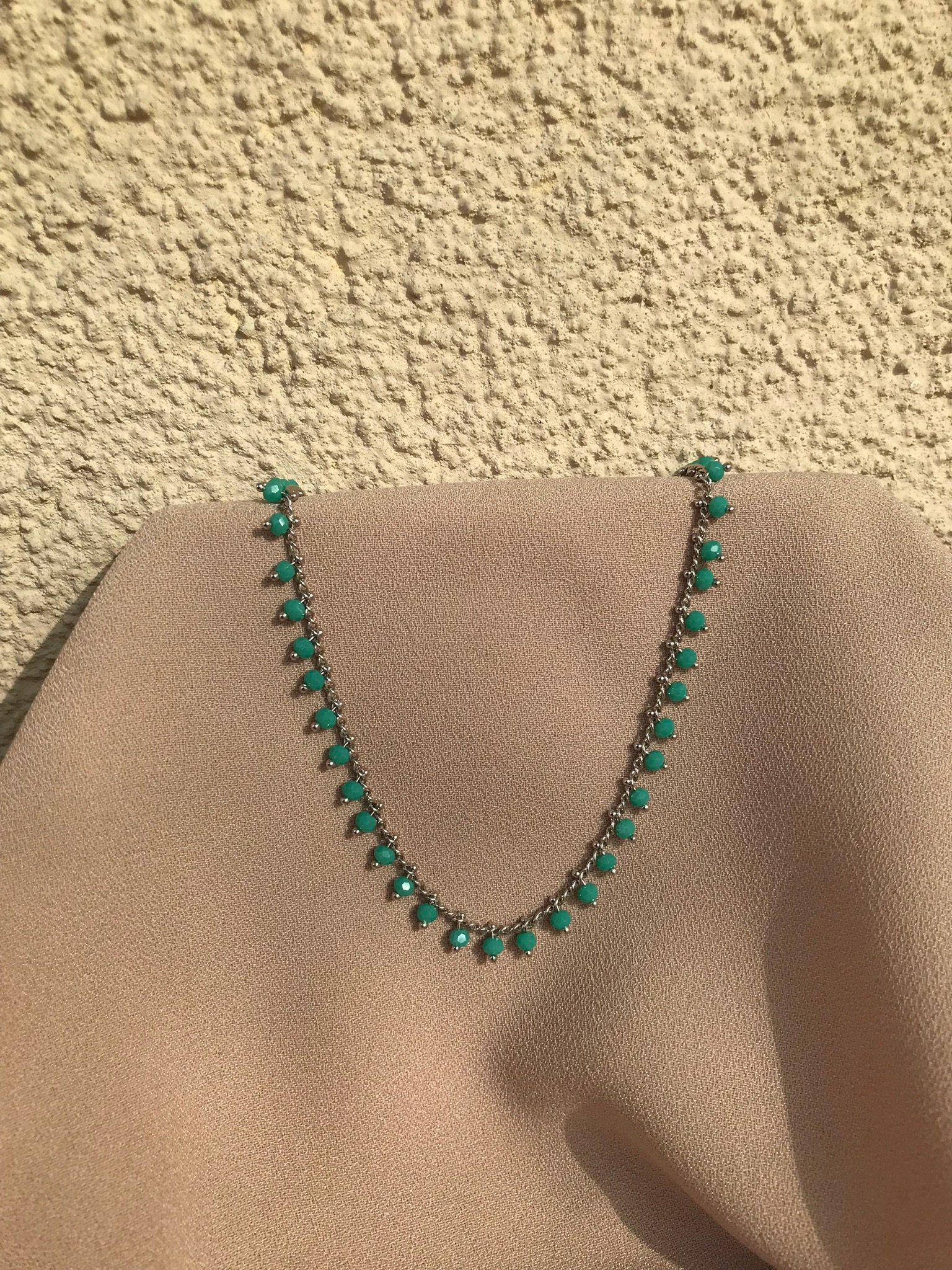 Sterling Silver and Turquoise Anklet/Ankle Bracelet Beach Sterling Silver and Turquoise Anklet/Ankle Bracelet Beach