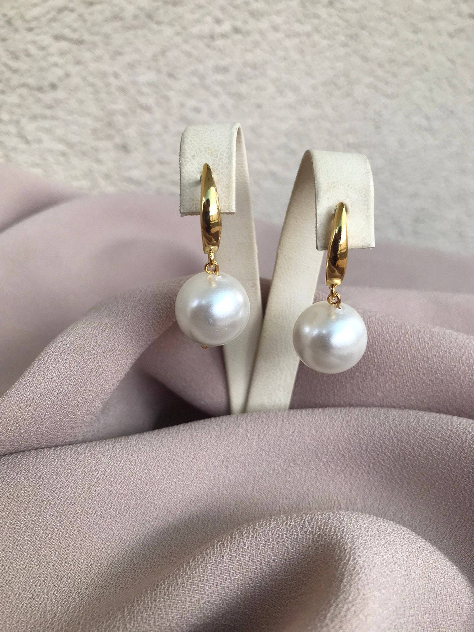 MUYAN Orecchini Grossi A Cerchio Scanalato Per Donna – In Rame Ipoallergenico, Design Minimalista E Alla Moda, Altezza 2,5 Cm, Regalo Compleanno - 4