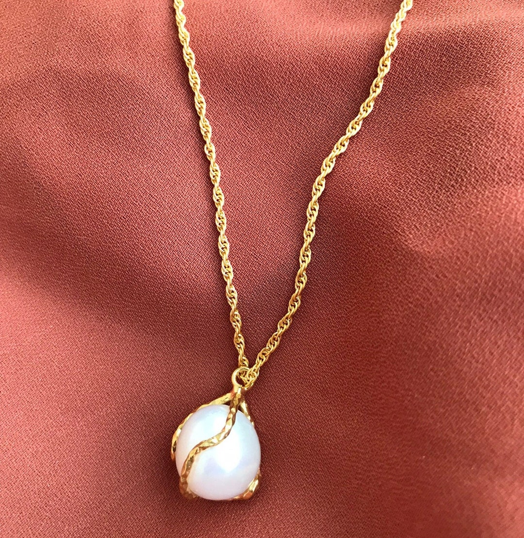 最高のバロック【BIKO】Barroco Pearl Pendant カナダ製 Medium Baroque Pearl Pendant – eklexic