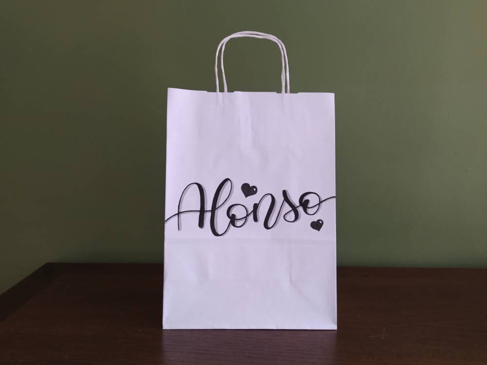personalized paper bags