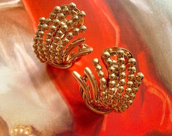 Boucheron vintage 18K yellow gold earrings
