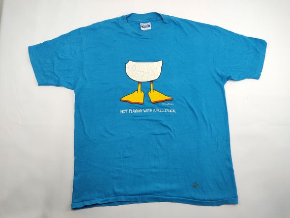 Hanes Blue Duck T Shirt