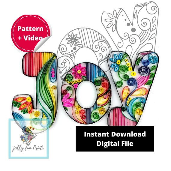 Joy Word Clip Art