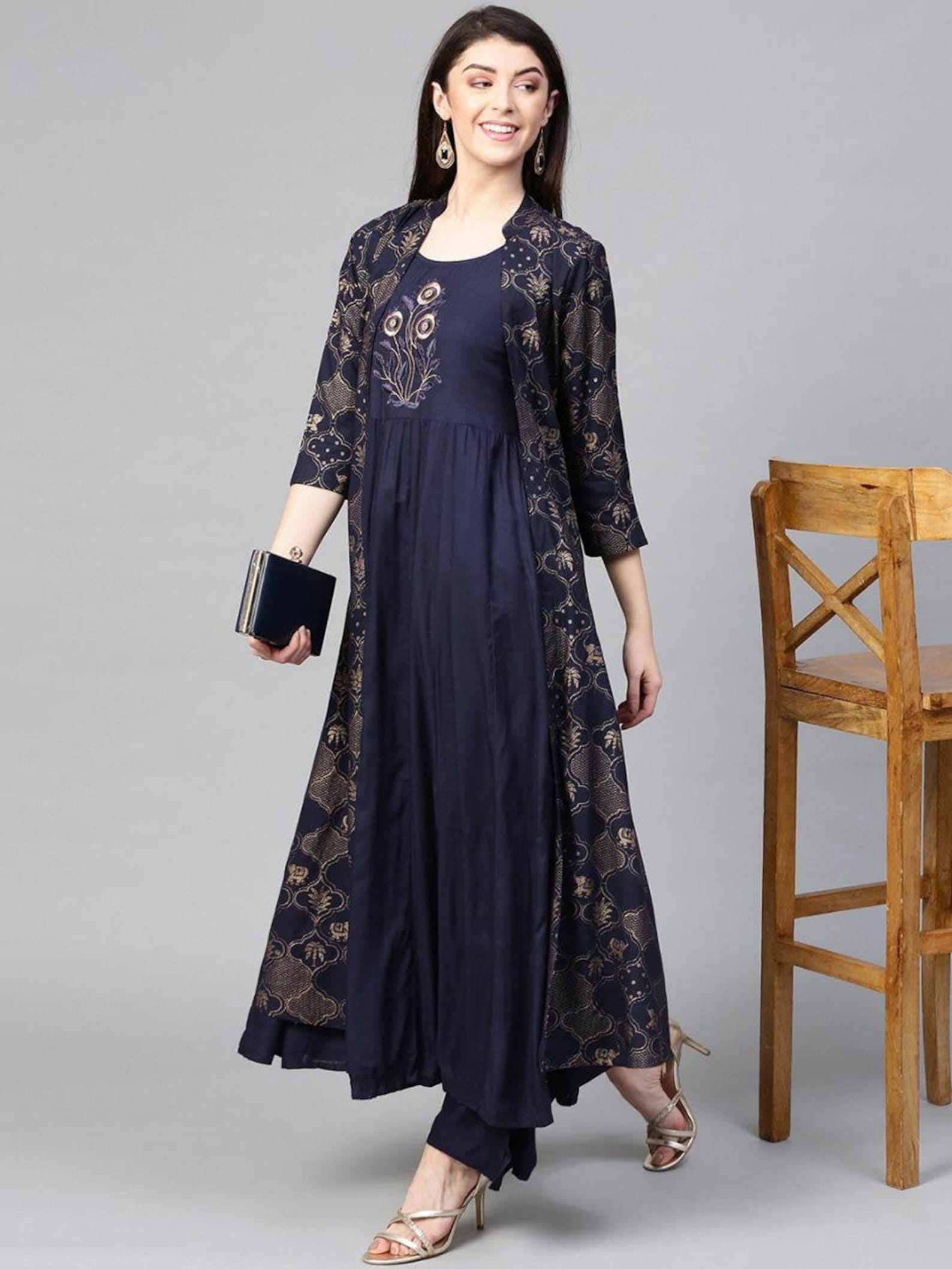 shrug designs for kurti