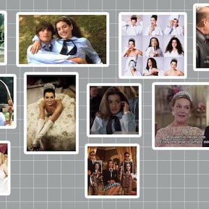 Pack d&#39;autocollants inspirés de Princess Diaries