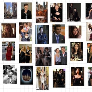 Adesivi ispirati a Gossip Girl (54 in una confezione)