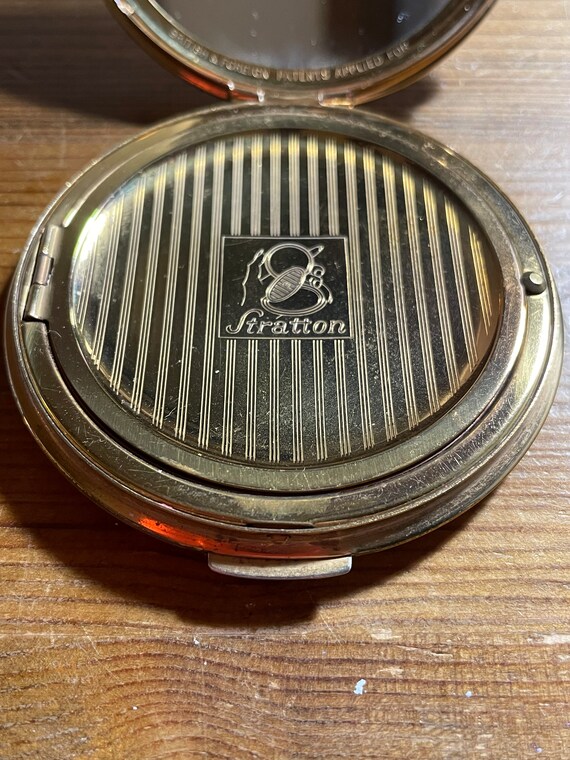 Rare 1950s Initials vintage Stratton compact - Gem