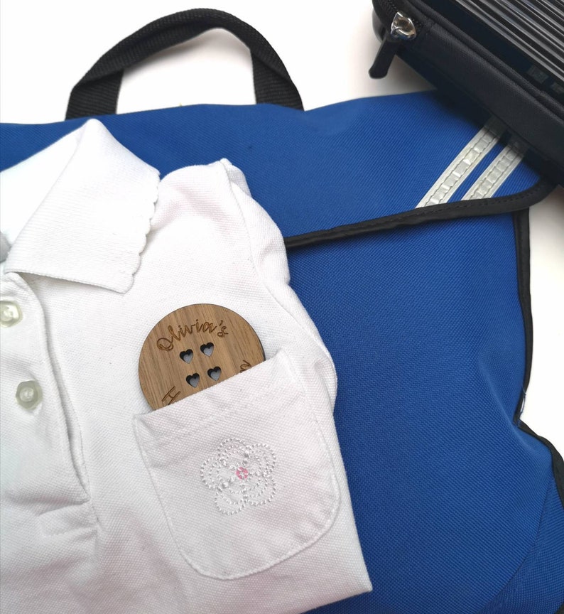 Hug Button Personalised Pocket Hug Hug Token Back to School Etsy UK