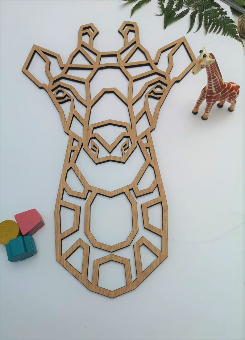 Animal Heads for Wall Geometric Animal Heads Nursery Wall Etsy UK