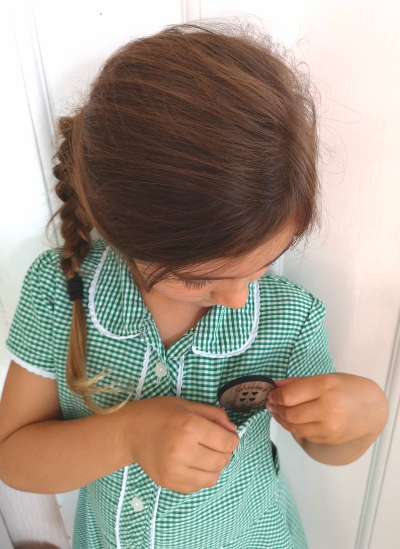 Hug Button Personalised Pocket Hug Hug Token Back to School Etsy UK