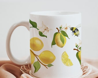 "lime" | cup Gift for best friend or sister | gift favorite person | Summery fruit ceramic mug