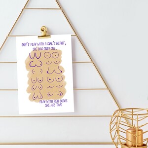Lustige Karte Frauenbrüste Boobs Geburtstagskarte Fun Card Witzige