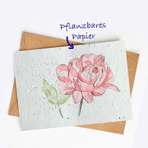 Cadeau éducateur carte plantable "Merci de m'aider à grandir" | Cadeau d'adieu | Merci maman