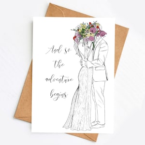 Carte de mariage « Boda », carte de félicitations de mariage, carte d'anniversaire de mariage, carte de vœux de mariage, avec enveloppe, cadeau de mariage