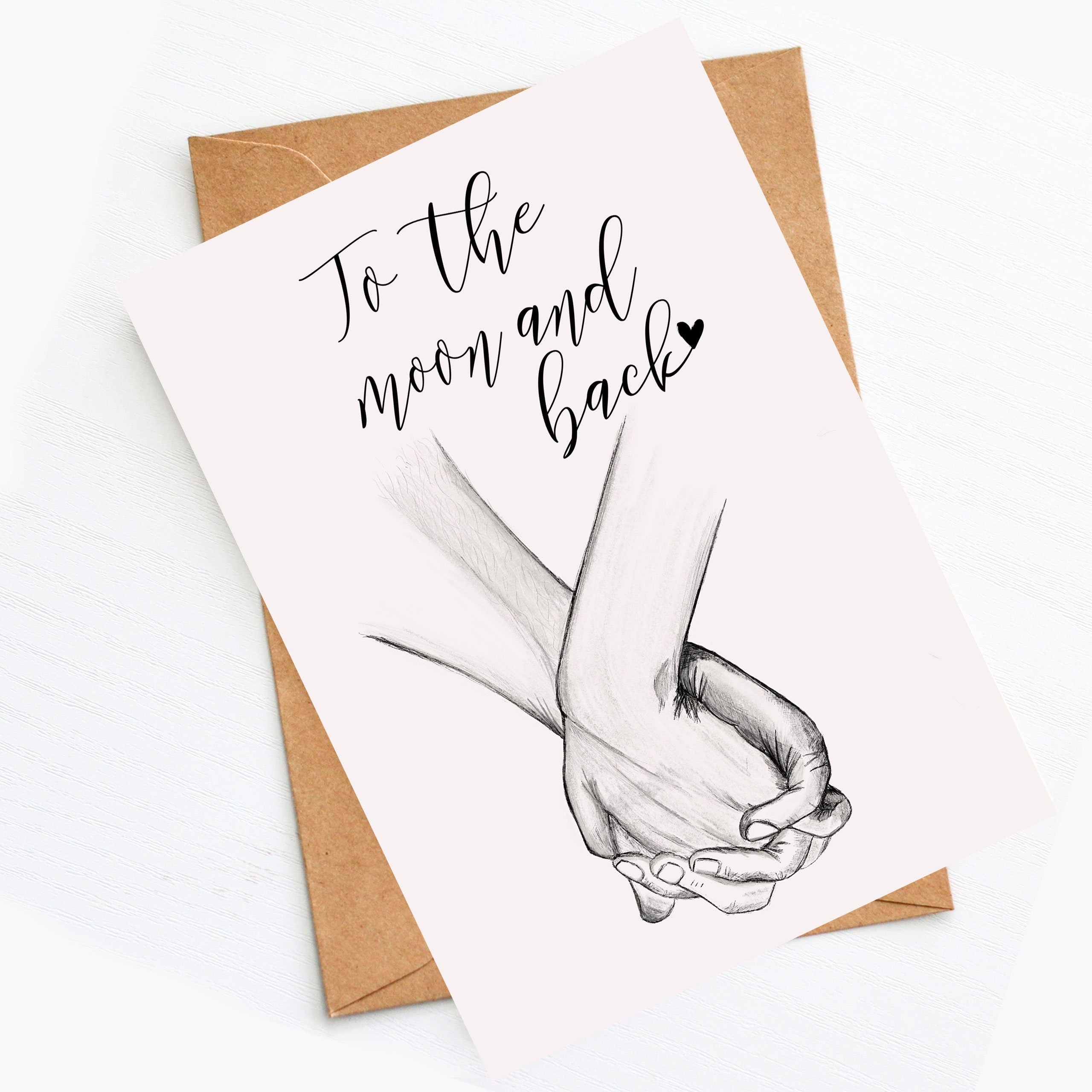 Moderne Geburtstagskarte Für Ehemann - Two Hearts Design, 22,9 X 15,2 Cm, Von Piccadilly Greetings