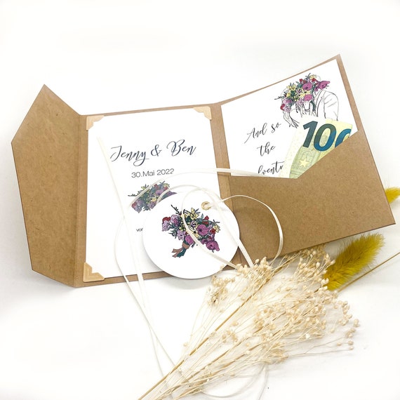 Guardian Bloom Geldumschläge – 100 Stück, Bunt Für Hochzeit & Geburtstag