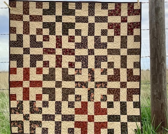 Quick Bread Lap Quilt, 40”x40”