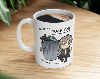 Caelus/Male Trailblazer Trash Can "Inspirational Quote" Honkai Star Rail Funny Mug