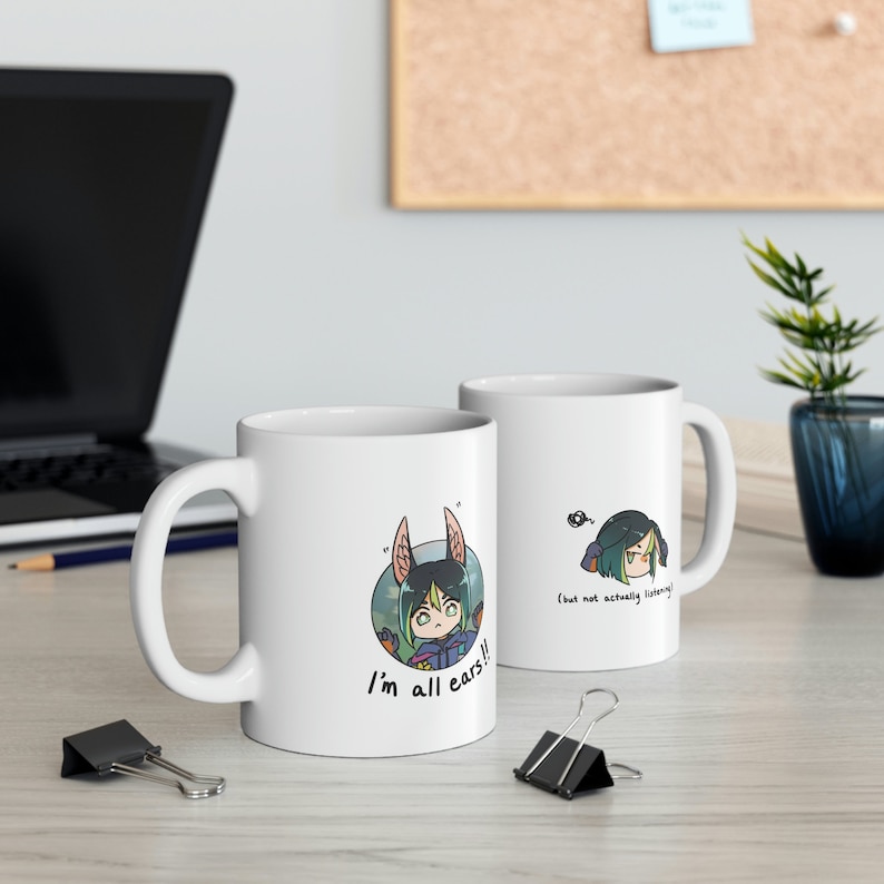 Tighnari I'm All Ears Genshin Impact Funny Mug image 2