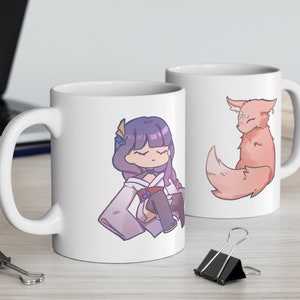 Sleepy Raiden + tasse Yae Fox